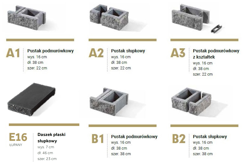 PUSTAK ŁUPANY 16CM PARAMETRY